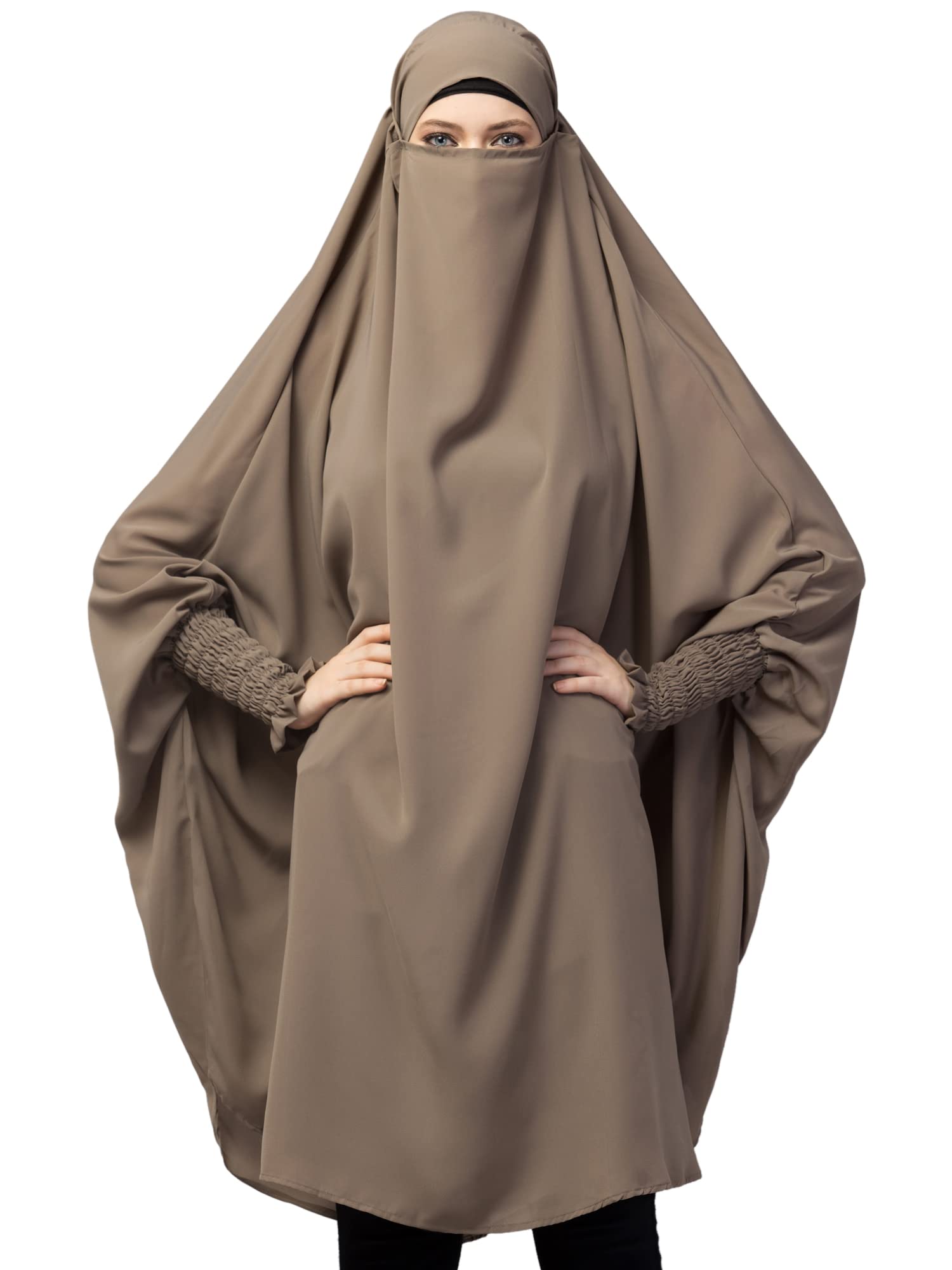 SHE24 Ready to Wear tie at back smoking at wrist with Naqab instant Khimer-image-20