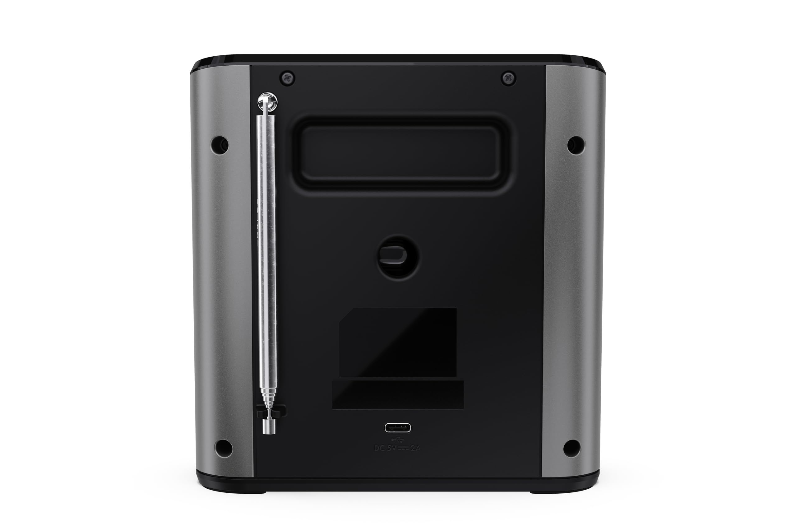 SHARP DR-P530 OSAKA Radio digitale portatile, Grigio tempesta | Radio DAB+/FM, Bluetooth 5.3, BestTune™, display a colori 2,4", batteria Li-Ion e USB-C