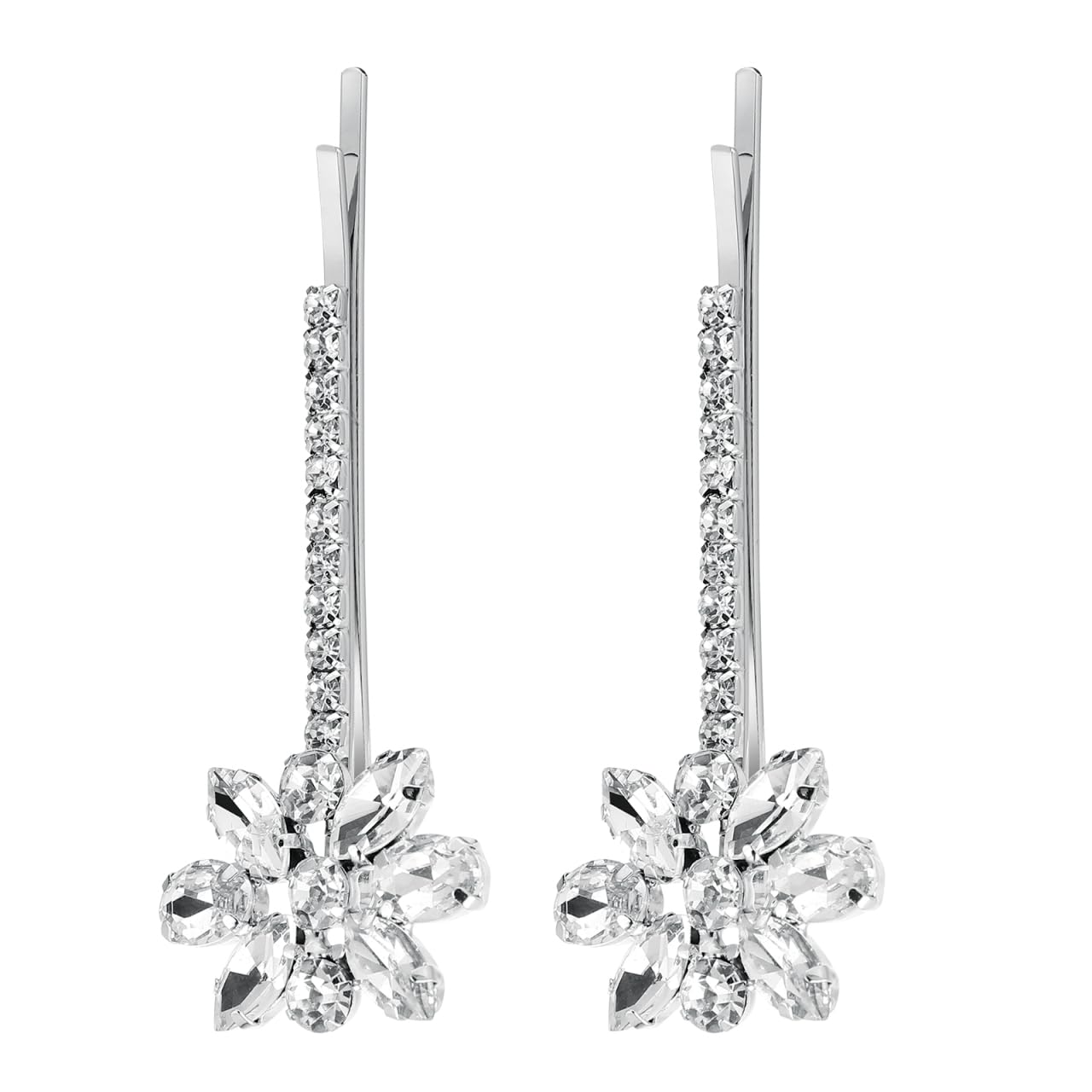 Lurrose Rhinestone Bobby Pins: Decorative Bobby Pins for Women's Hair - Bridal Hair Clip for Women Girls