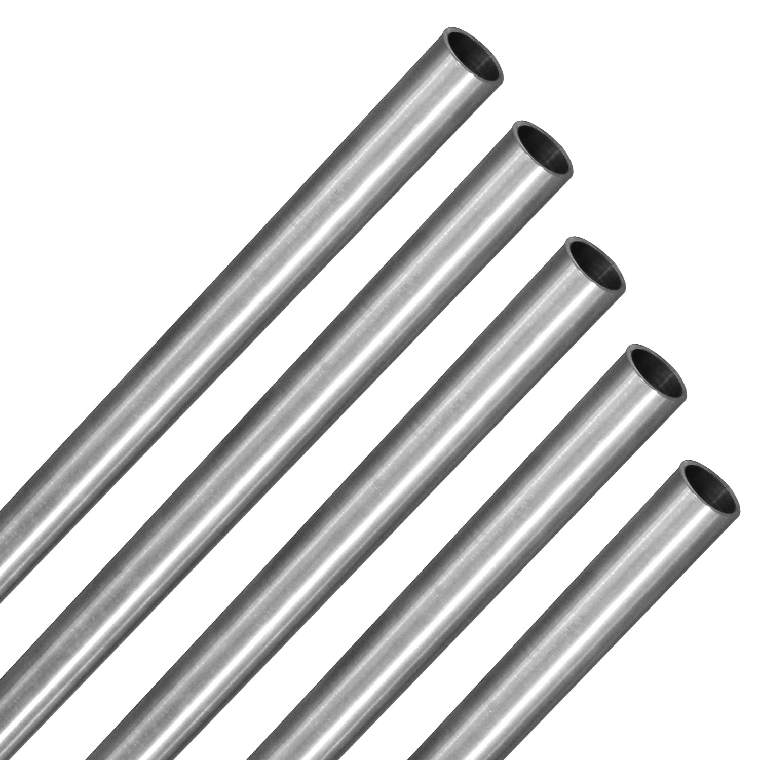 Tubi in acciaio inox 304 5 pezzi diametro esterno 3 mm x spessore parete 0,5 mm x lunghezza 250 mm senza saldature
