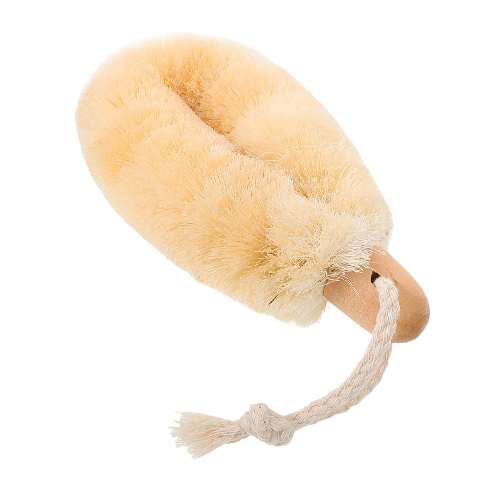 Didiseaon 5 Piezas cepillo de ducha de sisal cepillo de baño esponja de baño gel de ducha exfoliante corporal esponja de ducha flexible herramienta de baño fregador de baño cómodo Madera