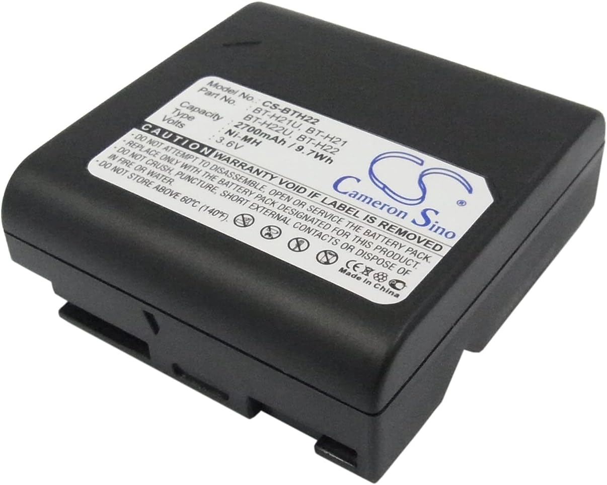 VI VINTRONS 2700mAh Battery for Sharp VL-E650U, VL-H770S, VL-AH151U, VL-SW980, VL-E600U