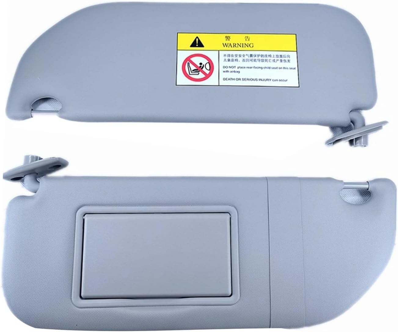Car Sun Visor Shade Board Replaces ，Compatible with Peugeot 301 Citroen C3 Spare Parts 98038432DS/98038433DS Left Right Side Sun Visor(Left)