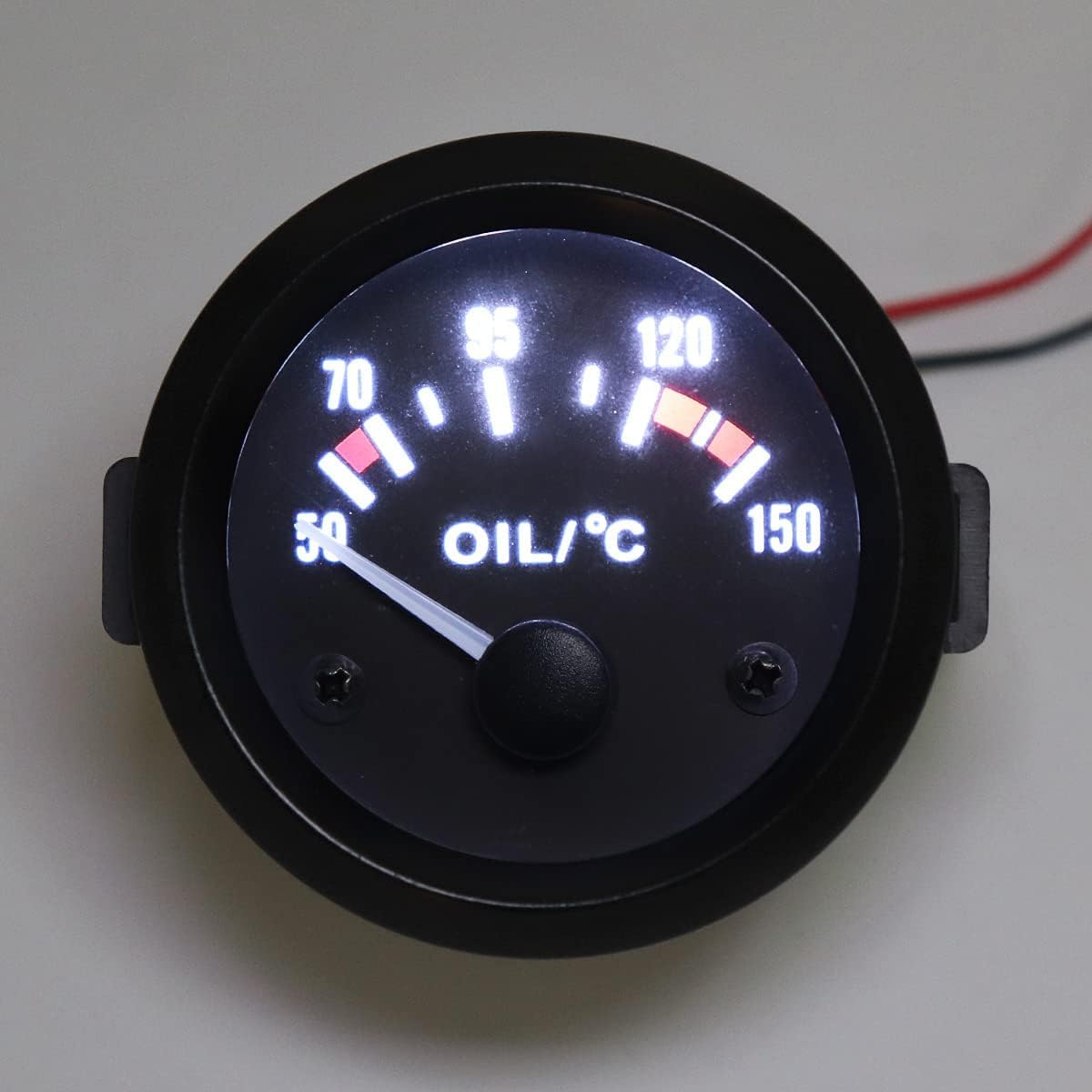 2" 52MM 12V 50-150 Celsius LED Électrique Jauge de Température d'Huile de Voiture avec Capteur de Température