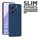 Pikkme Back Cover for Redmi Note 14 5G | Camera Protection Shockproof Soft Matte Silicone Bumper Case (Blue) gallery image