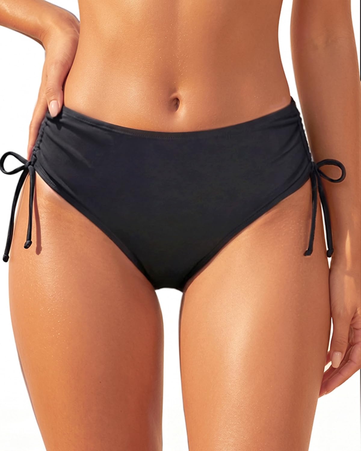 Tempt Me Women Bikini Bottoms Side Tie Adjustable Bathing Suit Bottom