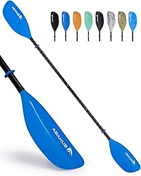 Abahub Kayak Paddle 210 cm to 230 cm Adjustable Aluminium Double Oars Kayak Paddle Kayak Paddle Kayak Paddles for Kayak Rowing Boat Canoe Aluminium Alloy Stem Plastic Blades 12 Colours