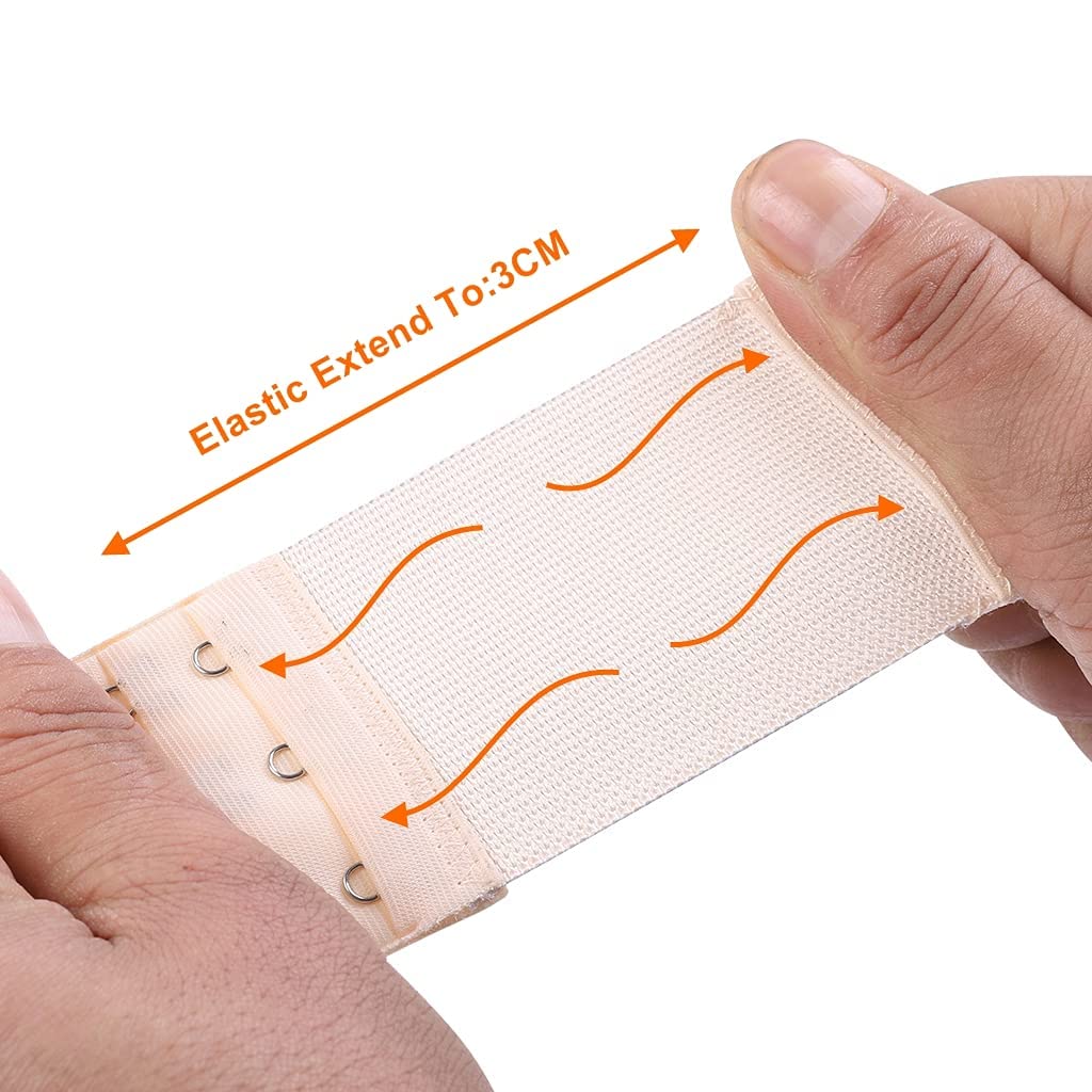 1PC Verlenggesp Elastisch Verstelbare Bh Extender Haak Clip Dameslingerie Accessoires 2 Haken kopen vanaf een prijs van 0.77