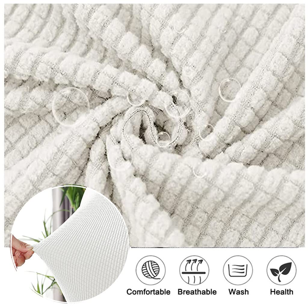 Housse De Fauteuil Inclinable Universelle 4 Pièces - Protection Élastique Lavable Pour Relax
