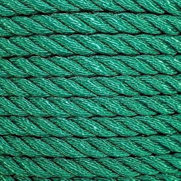 RopeHub Twisted Polypropylene Rope, Utility Cord - 1/2 x 10ft - Black