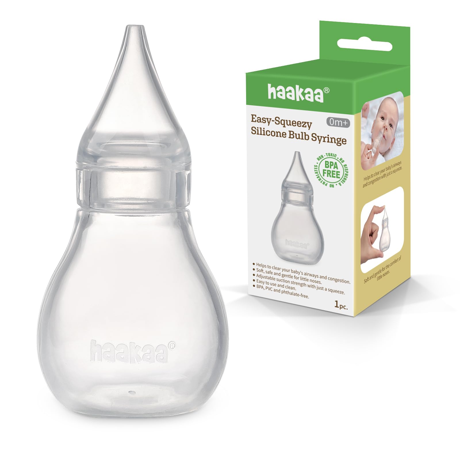 haakaa Silicone Baby Nasal Aspirator