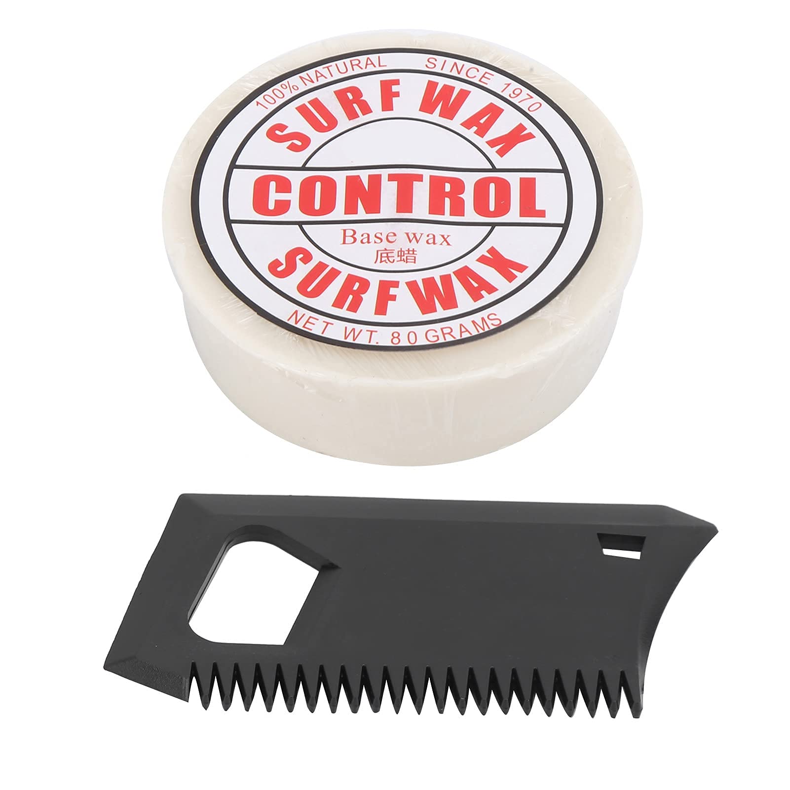 VGEBY Surf Wax Tragbares Anti-Rutsch Paraffin Surf Skateborad Wachs Surfbrettzubehör mit Wachskamm