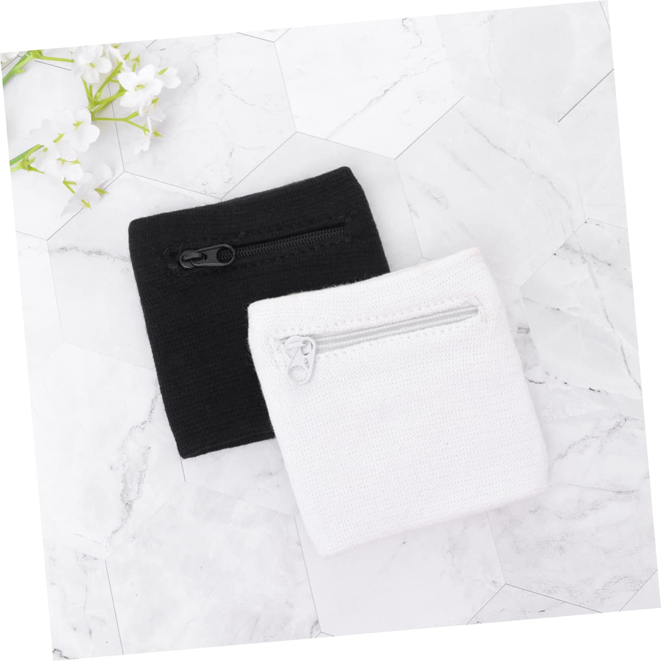 Happyyami 20stücke Teiliges Sport-handgelenkband Mit Reißverschluss-Tasche Atmungsaktive Schweißbänder Für Schlüssel Und Münzen Für Jogging Radfahren Und Outdoor-aktivitäten Männer
