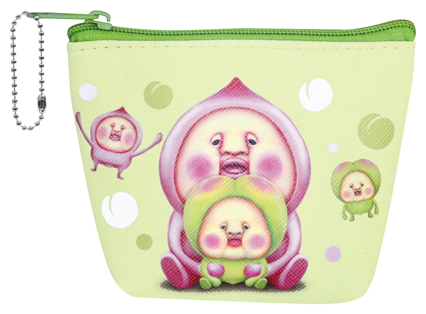 イチゴとなかよしネコ(=^_^=)ミントグリーン5センチパッチンピン イチゴとなかよしネコ(=^_^=)ミントグリーン5センチパッチンピン