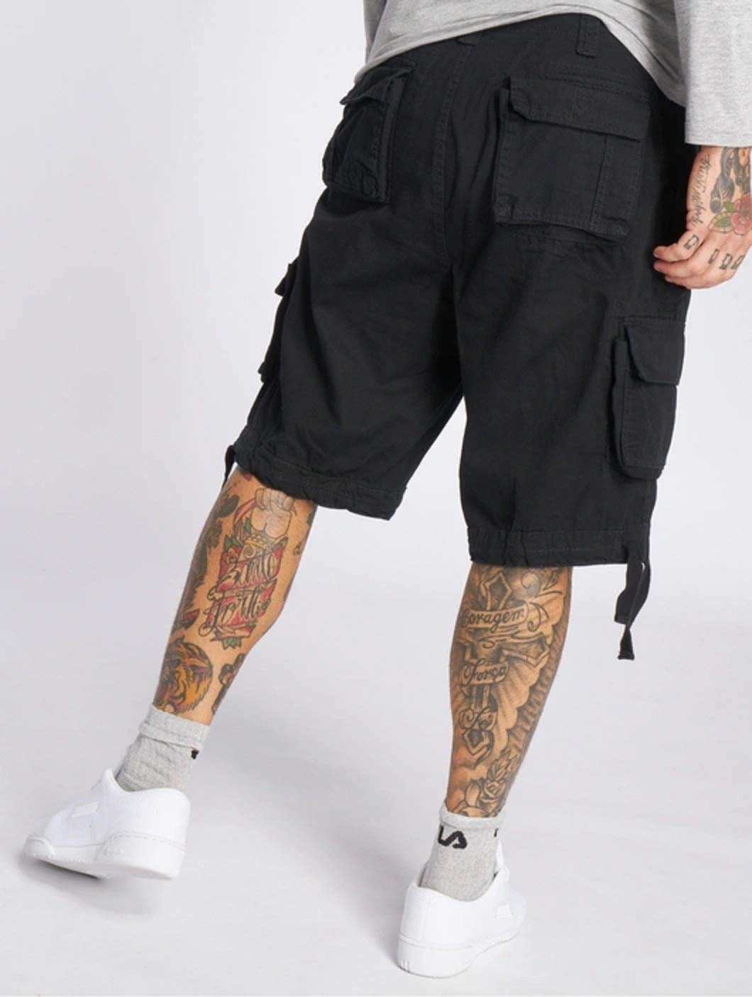 Urbandreamz Urbain Légende Vintage Shorts Bermudas Shorts Cargo avec UD Bandana S-7XL