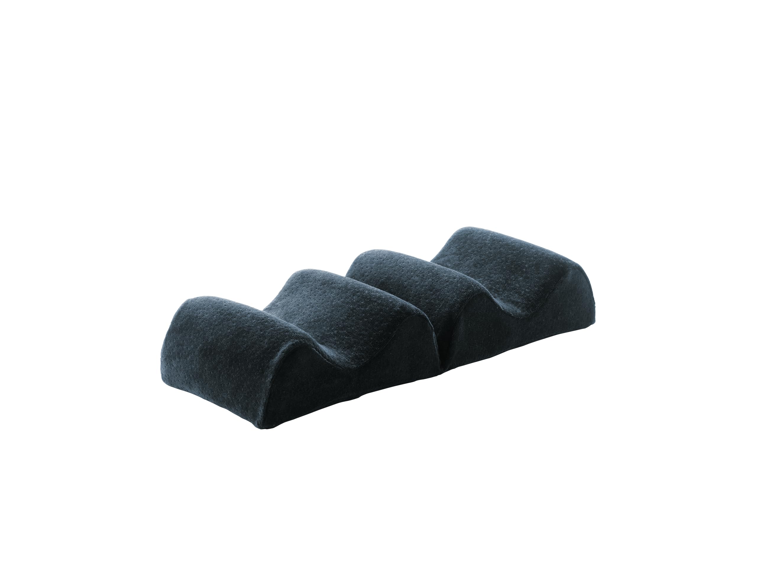 Cojín para piernas viscoelástico de TEMPUR, 20 x 54 x 10 cm, Antracita | Cojín de soporte para aliviar la presión y proporcionar una cómoda elevación de las piernas, con funda lavable.
