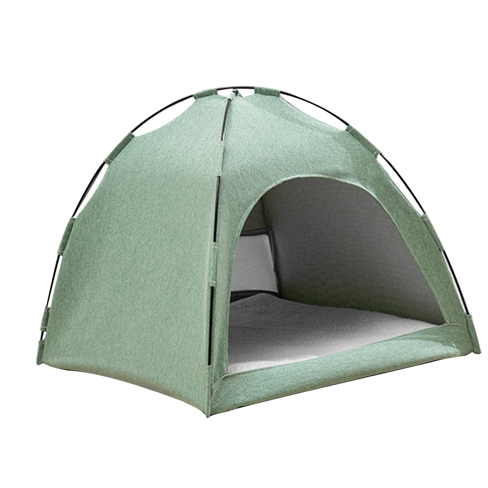 Tente Chat, Grande Maison pour Chien Nid Confortable et Lavable Chat Tente D'intérieur et D'extérieur Portable pour Chats, Chiots et Autres Petits Animaux (S) (Green)