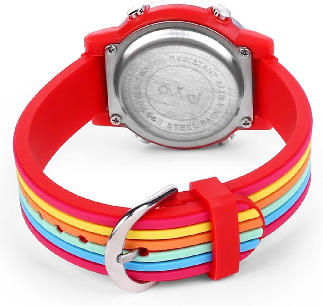Girls Watch – Pretty and Cute Kids Cartoon Digital Wristwatch with Teaching Display Time Teacher