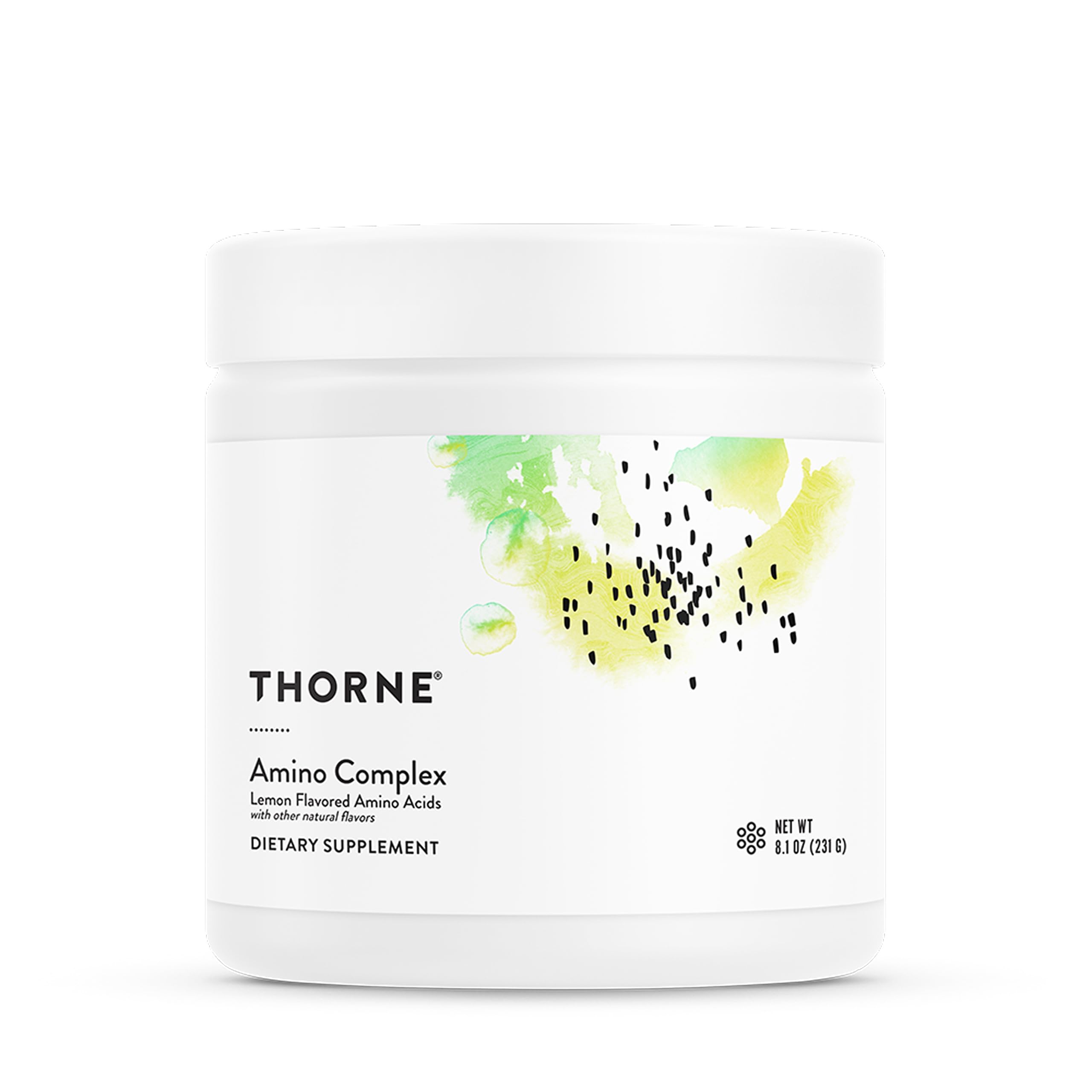 THORNE Amino Complex - Clinically-Validated EAA and BCAA Powder for Pre or Post-Workout, Promotes Lean Muscle Mass and Energy Production-NSF Certified for Sport - Lemon Flavor - 231 grams- 30 Servings
