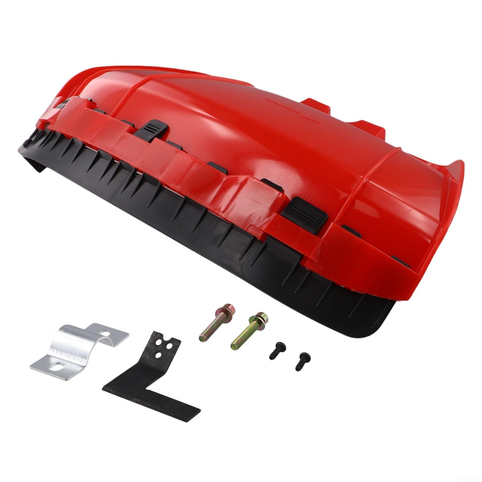 Cubierta protectora para desbrozadora de hilo y cepillo, material con conector de metal y compatibilidad de tubo de eje de 28 mm, para una fácil instalación al aire libre, accesorio de equipo