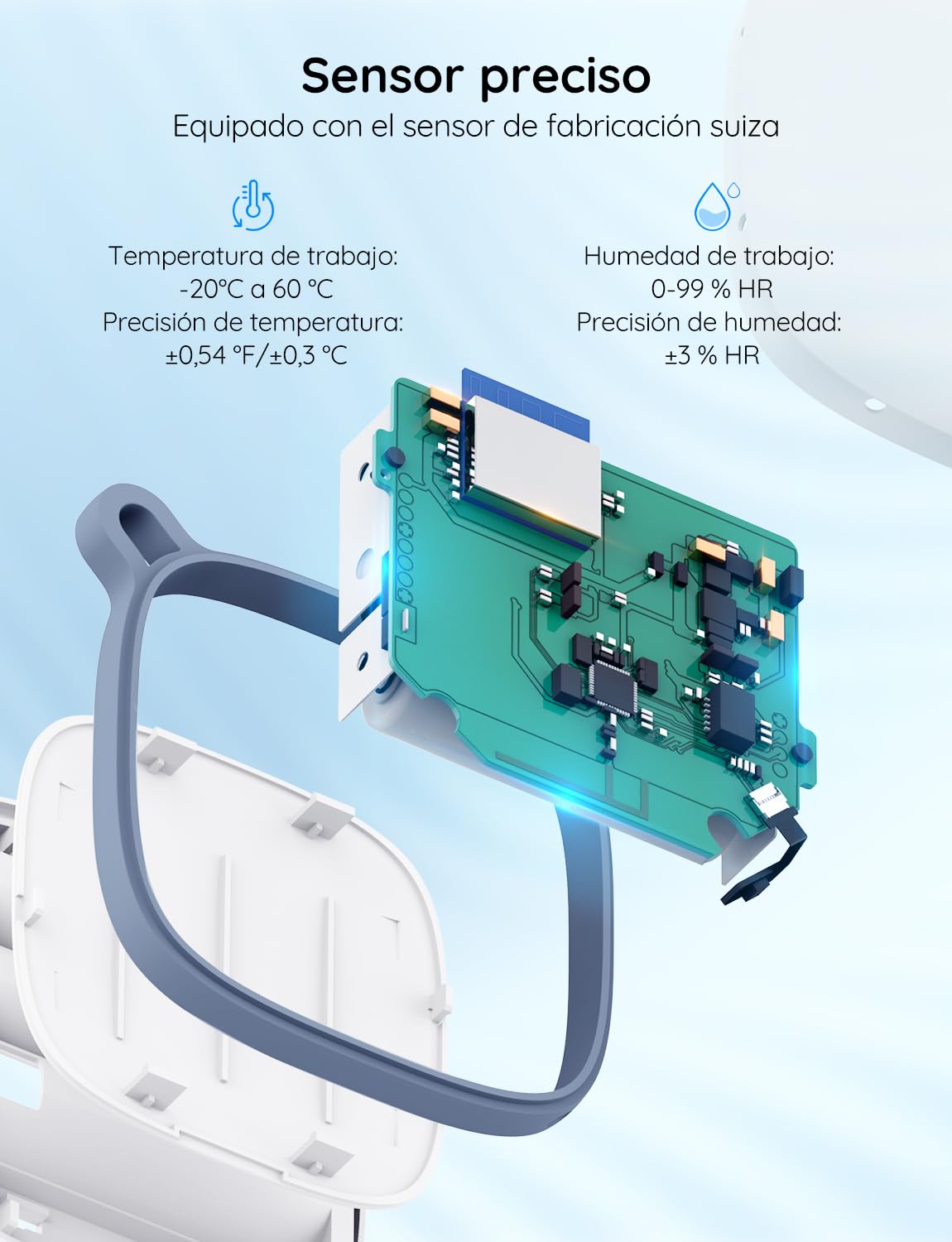 Govee WiFi Termometri Igrometro Mini Misuratore Digitale Umidità e Temperatura