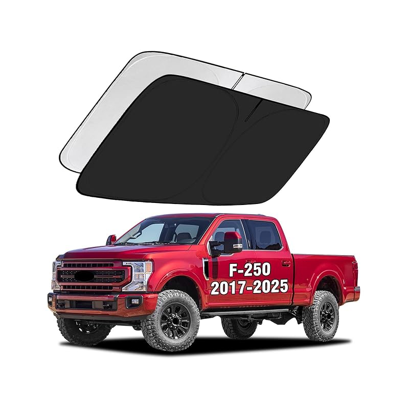 Protetor Solar para Para-brisa Dianteiro LANFAT para Ford F250 F350 F450 F550 2017–2026, 1 unidade