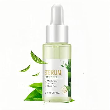 Natural Green Tea Facial Toner & Serum - Anti-Aging, Anti-Wrinkle, Moisturizing & Soothing for Dry Skin - Balances Oil, Reduces Acne, Refines Pores Travel Size 1
