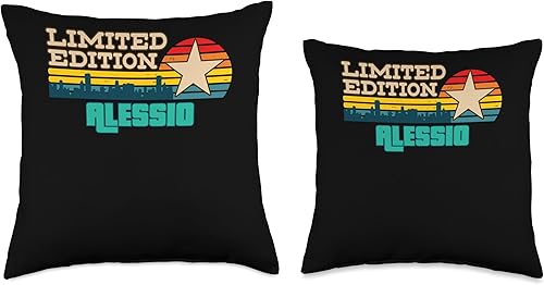 Miniatura 3 de Limited Edition Alex Retro Radio Cassette Name Throw Pillow