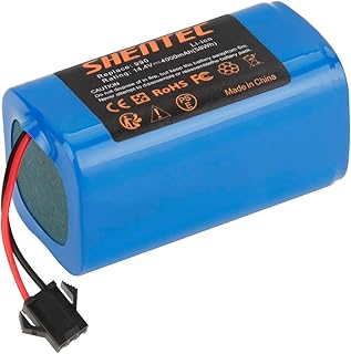 Shentec 14.4V 4000mAh Replacement Battery for Eufy RoboVac 11, 11S, 30, 30C, 15C, 15T, 12, 35C, 15C MAX, for Ecovacs Deebot N79S, 500, N79, DN622, for Tesvor X500 Robot Vacuum Cleaners