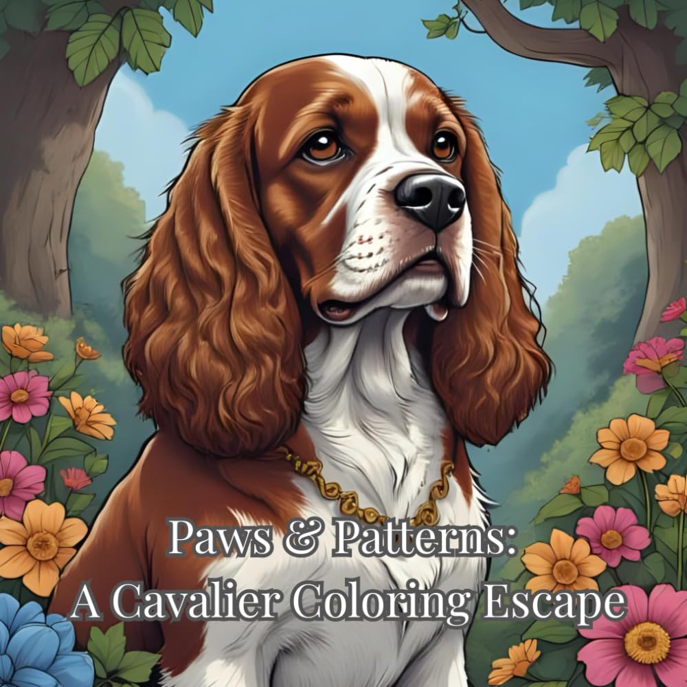 Paws & Patterns: A Cavalier Coloring Escape: Mindful Moments with Your Favorite Furry Friend