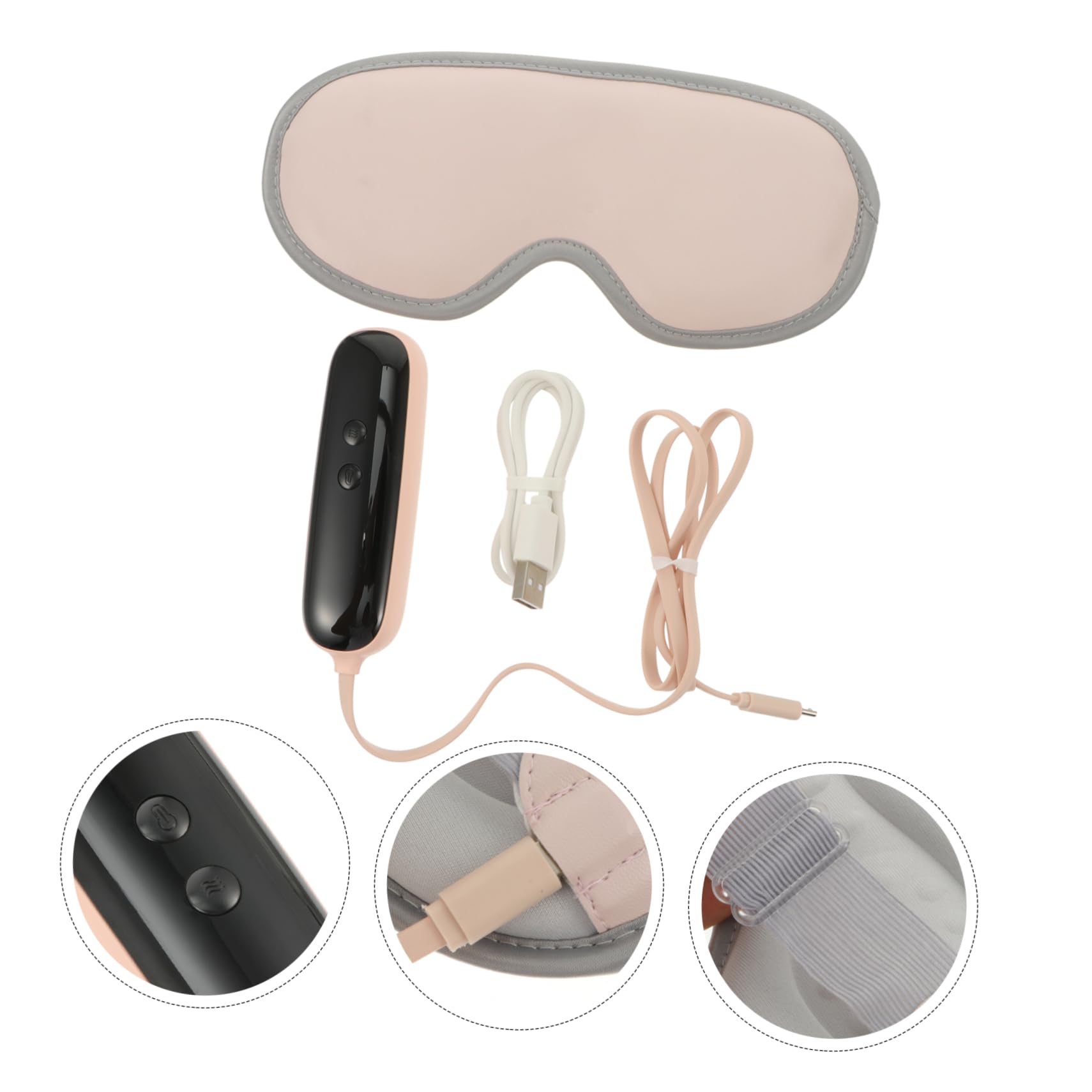 BESTYASH Wärmende Augenmaske Für Nachtschlaf Wiederaufladbare Augenbinde Mit Augenschutz Kompaktes Mehrzweck-design Für Reisen Und Zuhause