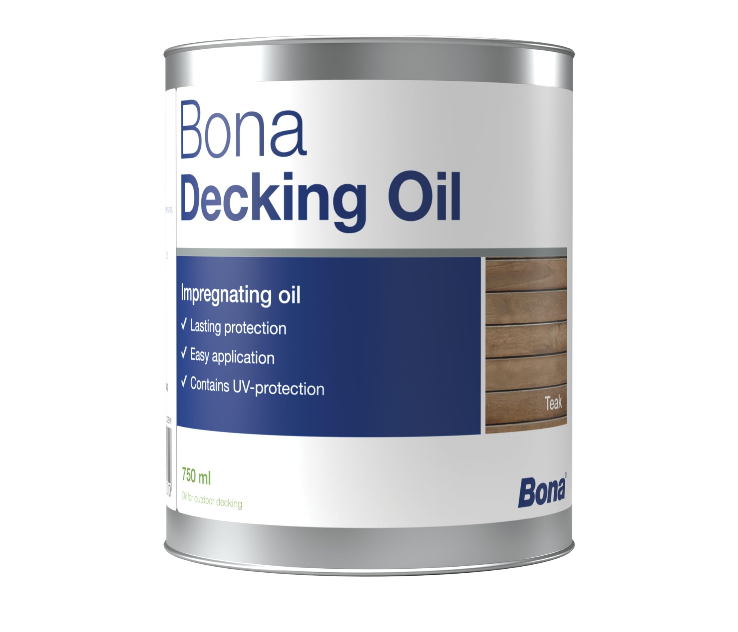 Bona Decking Oil Teak Shade (750 ml)(26 oz) (Specially Designed for Outdoor/Exterior Wood/Wooden Surfaces, Wood Polish) Cobalt Free Formula | Wood Oil | Wood Finish | Plant Based Oil (B0CRDBWY3D) Amazon Price History, Amazon Price Tracker