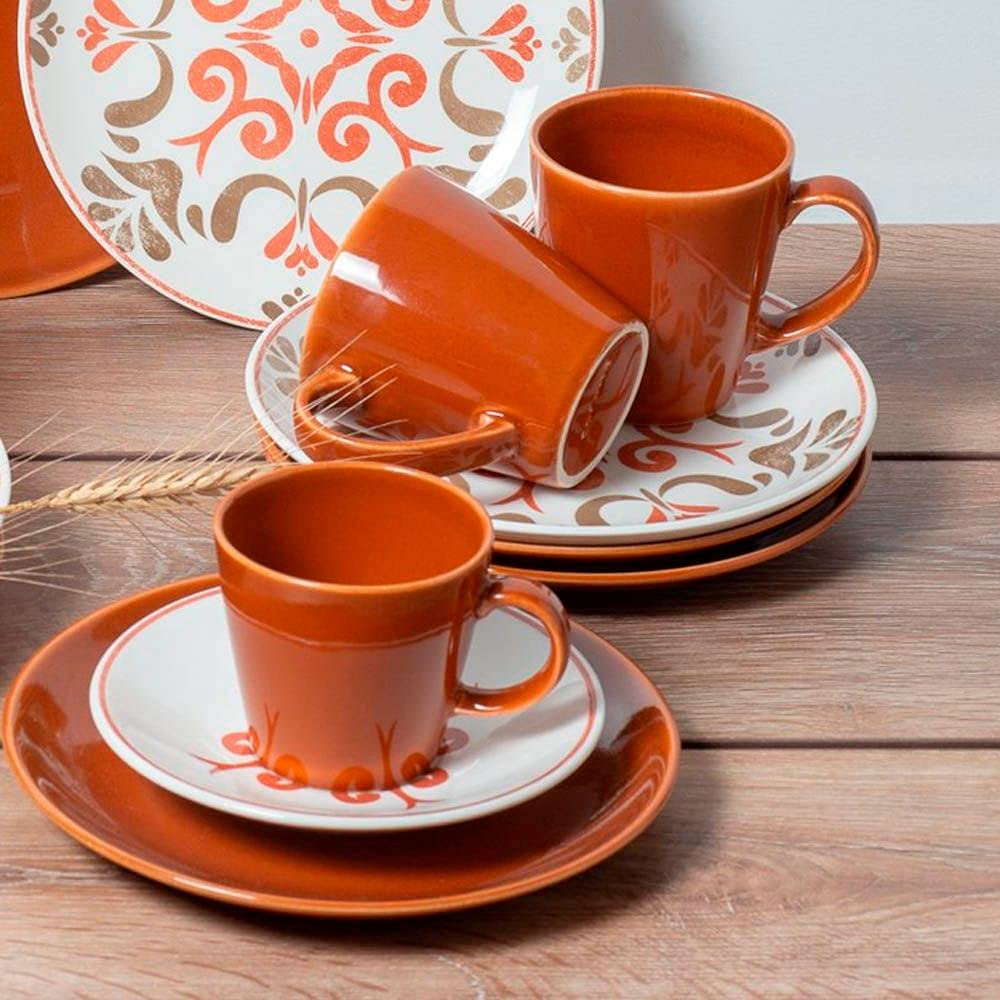 CORONA CANECA IMPERIAL ESMALTE REATIVO YOI 810300405 TERRACOTA