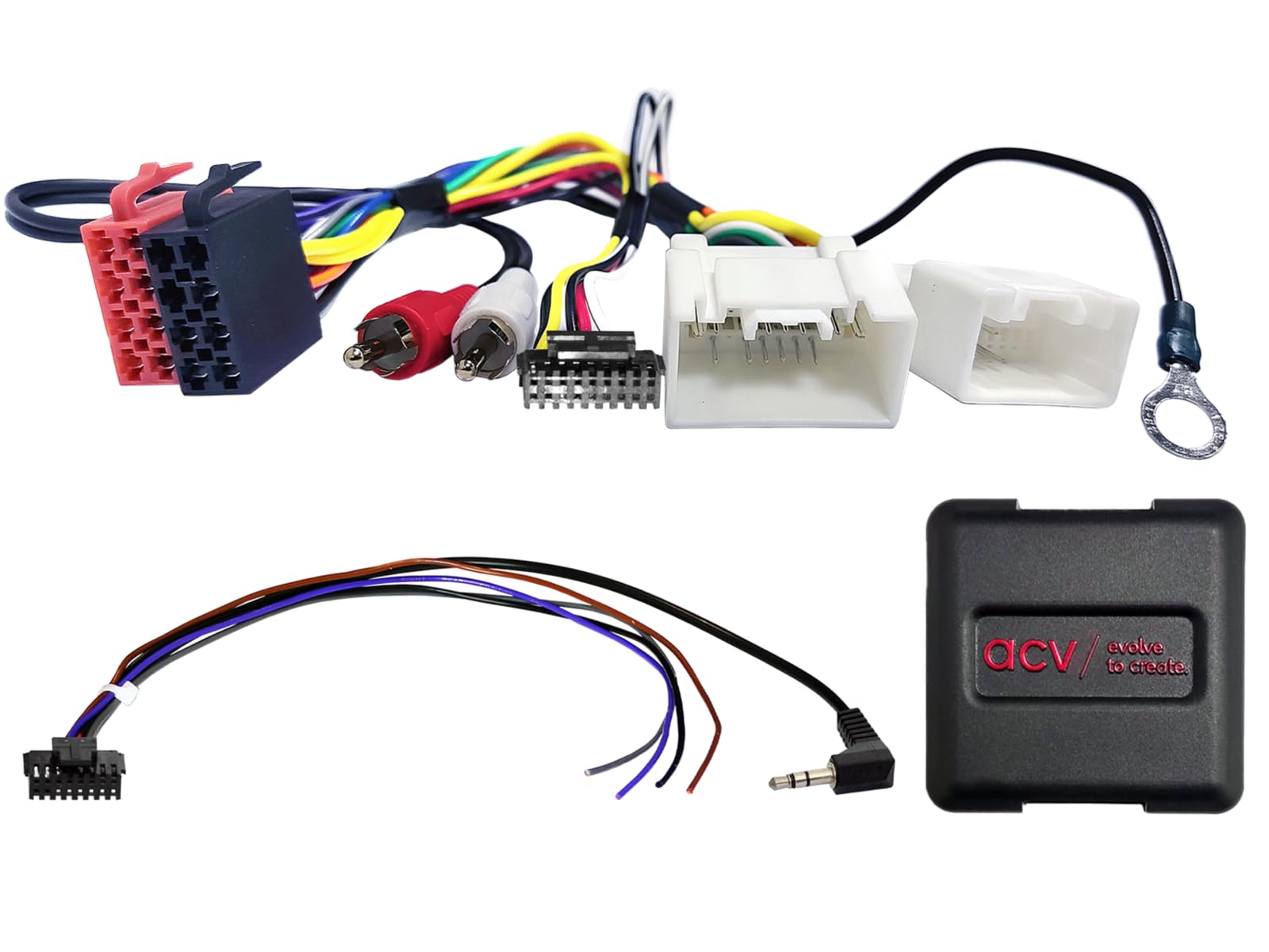 ACV Lenkradfernbedienung LFB Adapter Interface für Citroen/FIAT/Mitsubishi/Peugeot 42xmt003