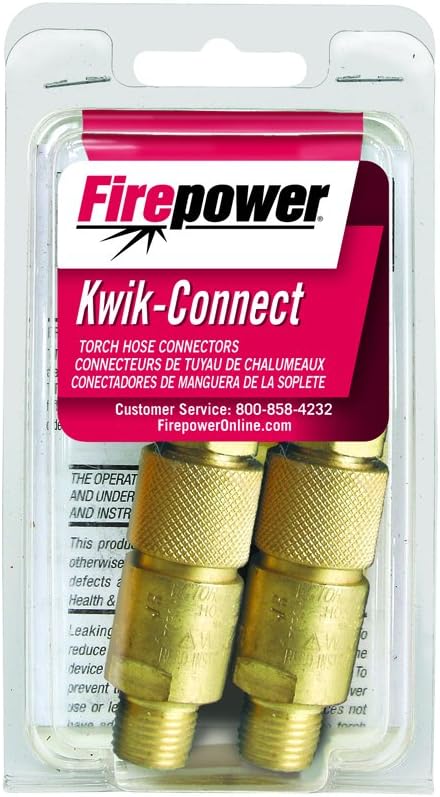 Firepower 0656-0000 Kwik Connect Pair Pack of Torch Flashback Arrestors