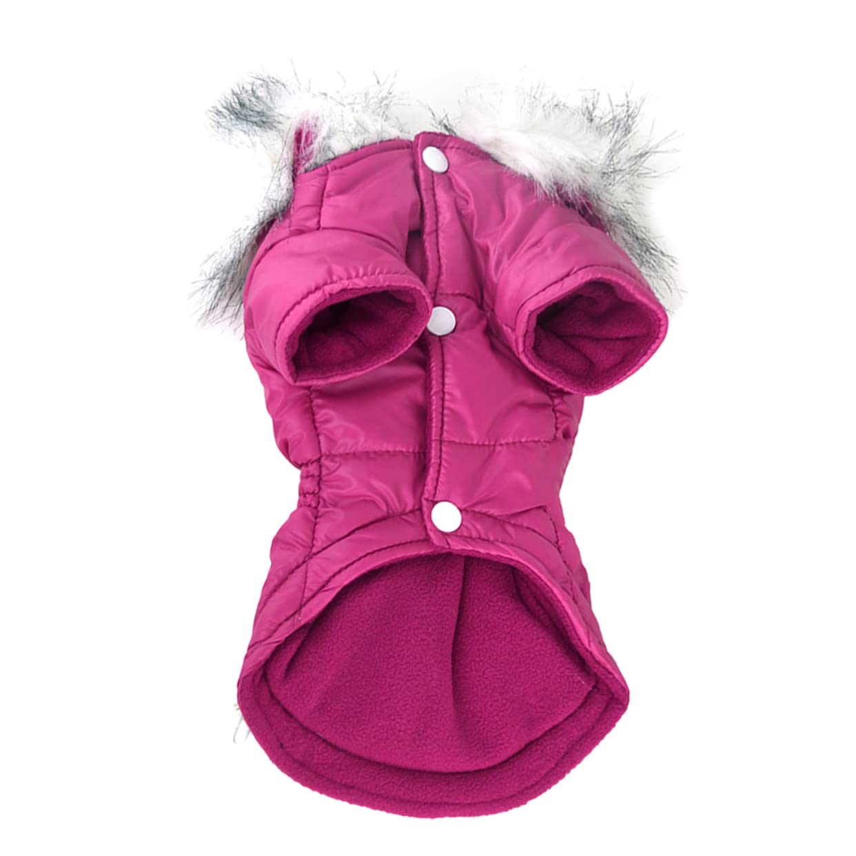 INOOMP 2 Pezzi Cappotto per Cani per Il Freddo Giacca per Cani Abbigliamento per Animali Domestici Mantieni Caldo Abbigliamento con Cerniera Costume per Animali Domestici