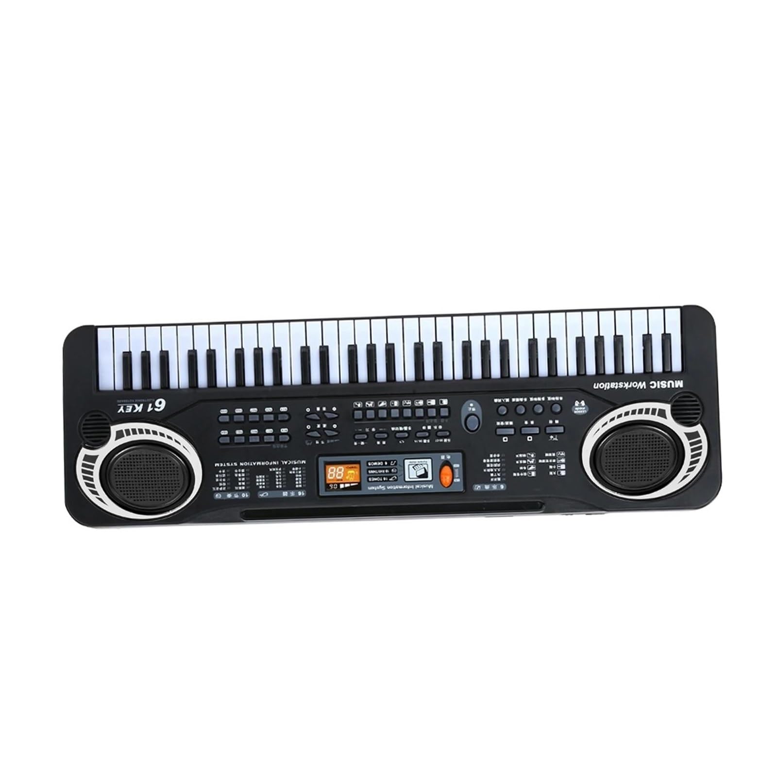 dorosłych klawiatura elektroniczna 61 Klawiszy Fortepian Muzyka Cyfrowa Klawiatura Elektroniczna Klucz Czarne Pianino Elektryczne Z Mikrofonem Instrument Klawiszowy