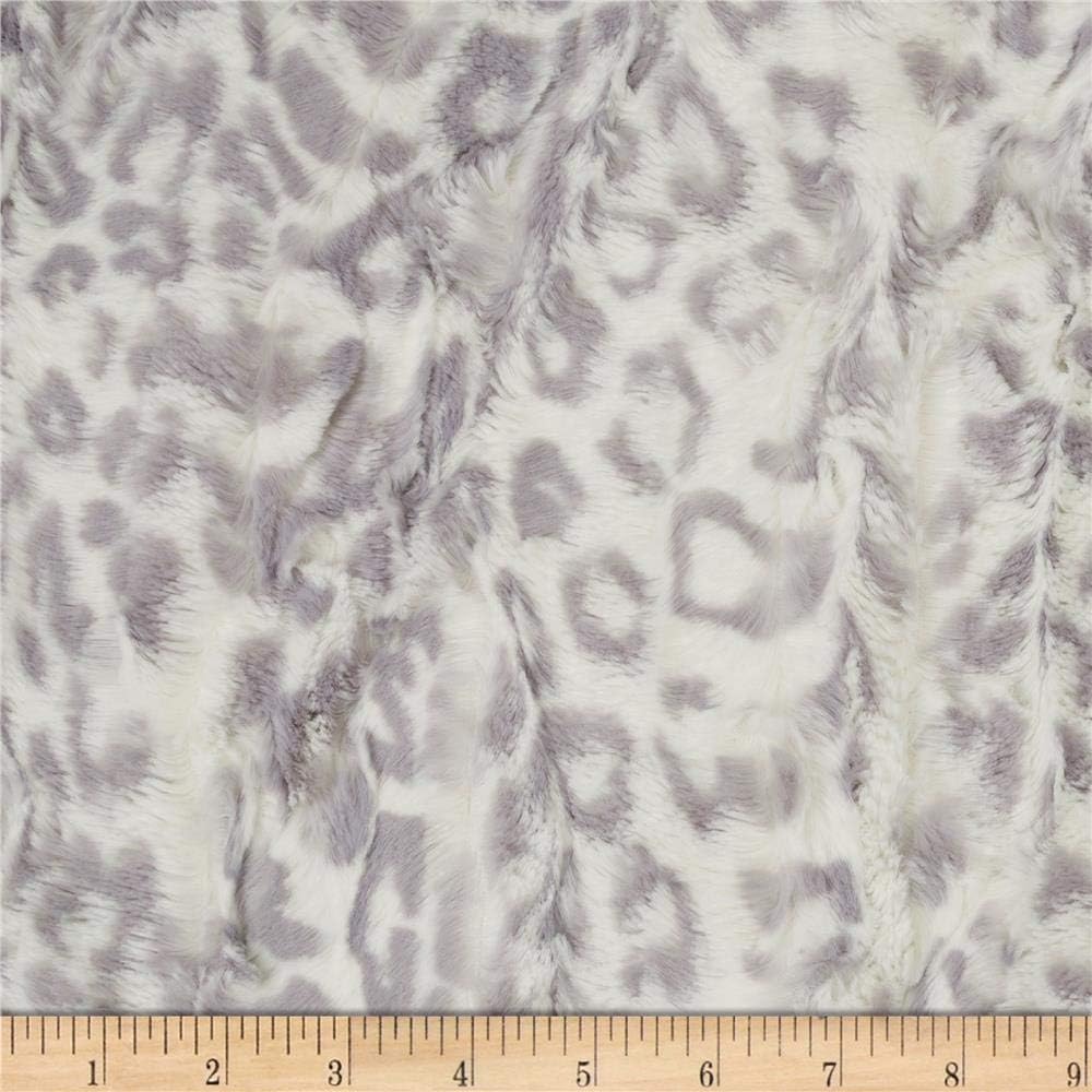 Shannon Minky Luxe Cuddle Jaguar Vapor, Fabric by the Yard