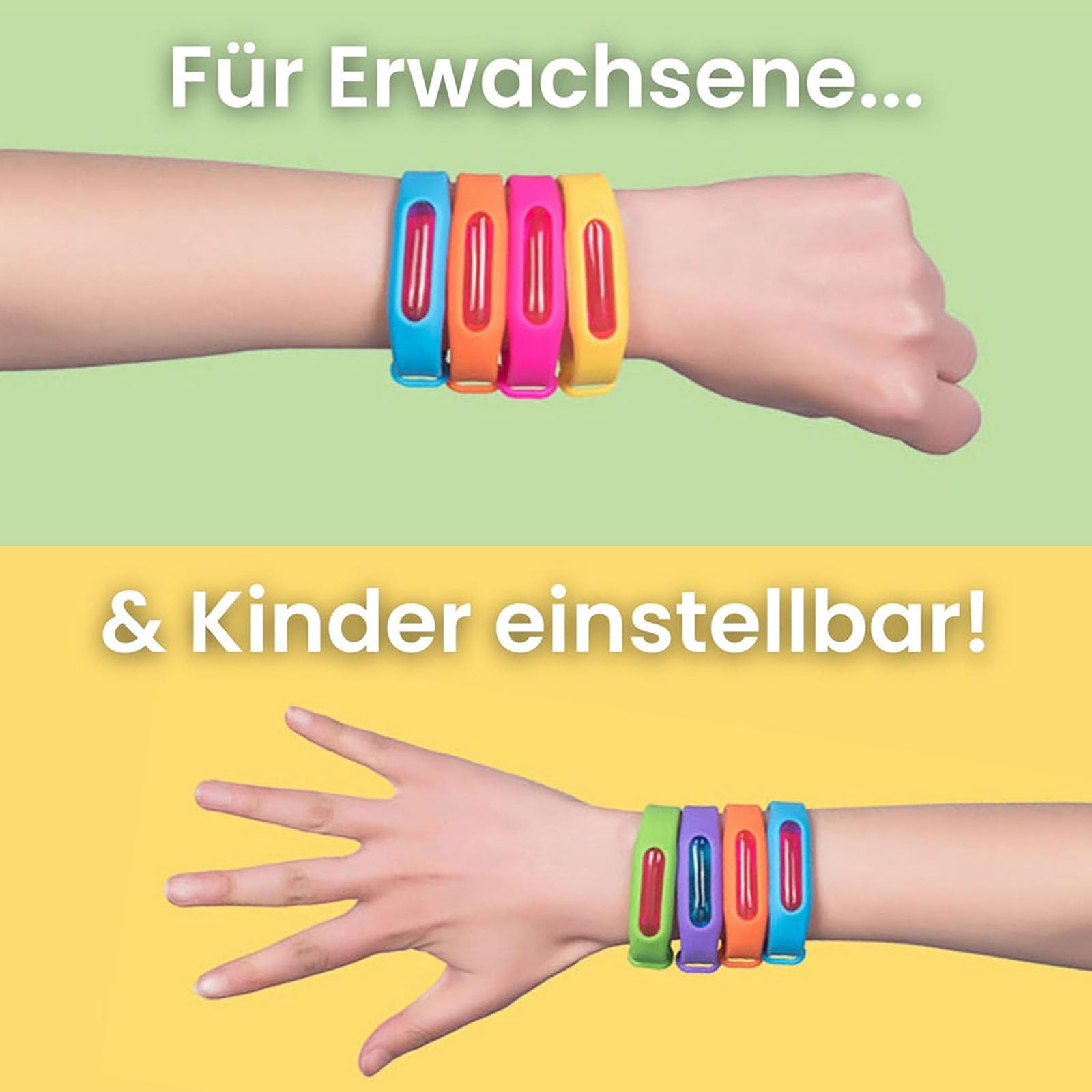 Bronoir Mücken-Abwehrband, Bronoir Mückenabwehrband Armband Kinder (10 Stück gemischt)