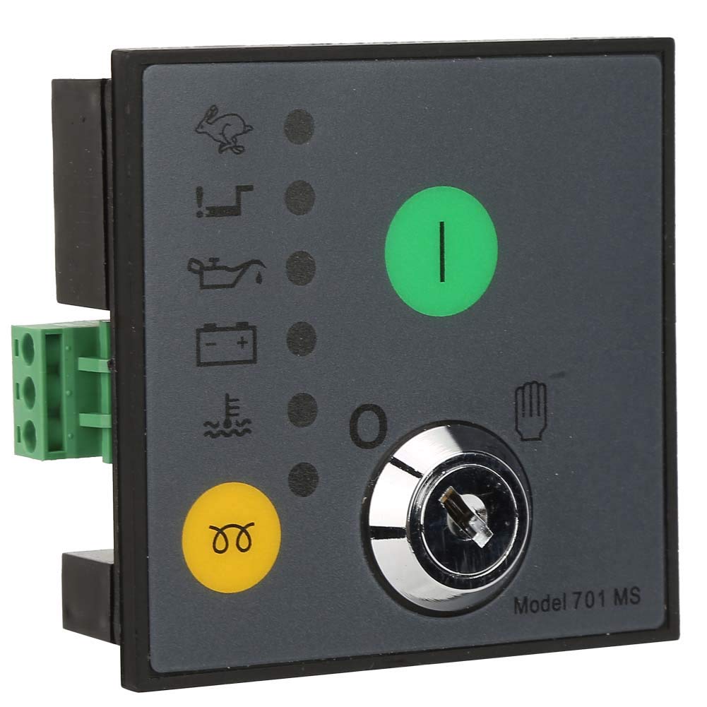 Generator Controller, Microcomputer Control Engine Start Module Compact Size LED Indication for Industrial Automation-image-49