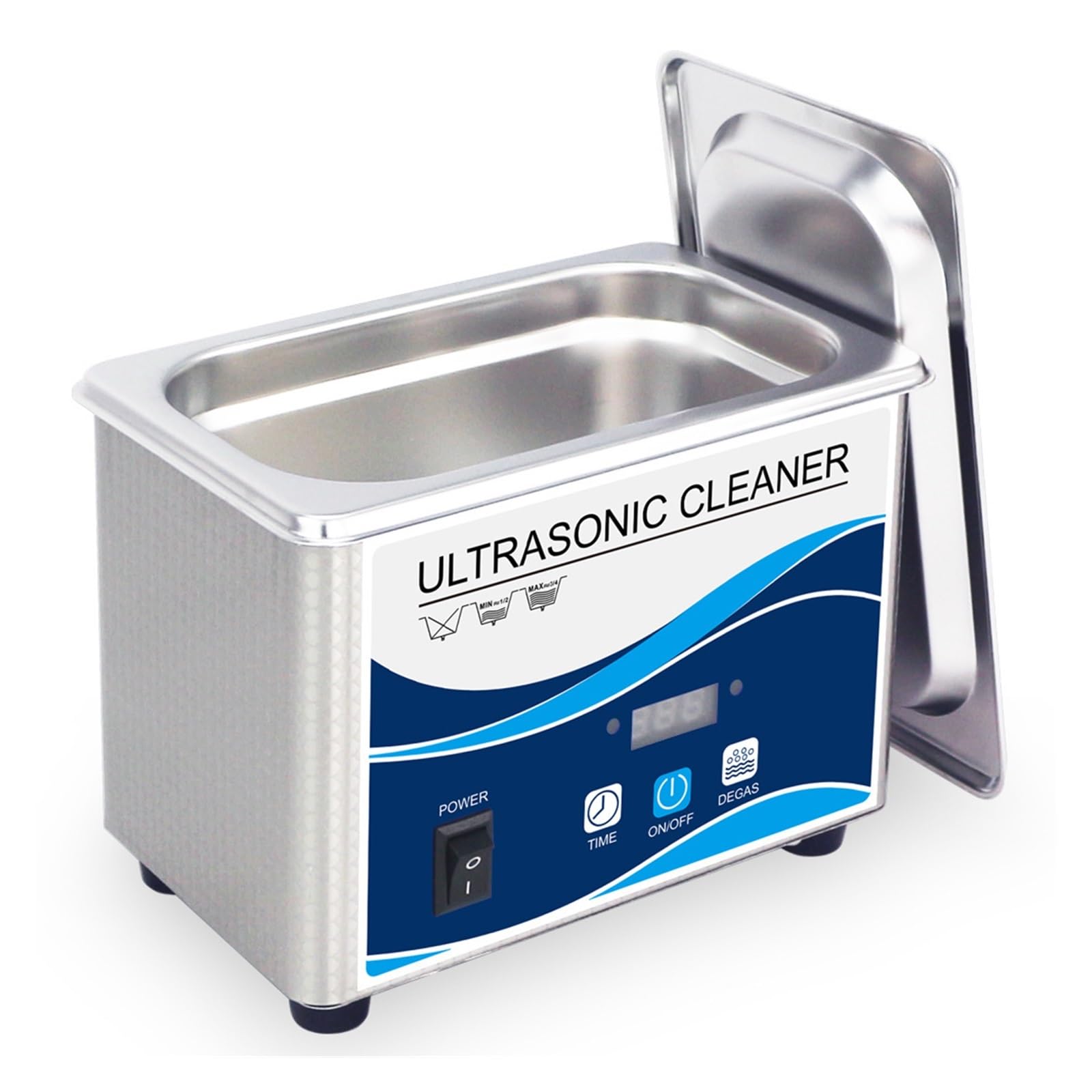 800ml 80W Myjka Ultradźwiękowa Pralka Ze Stali Nierdzewnej Okulary Zegarek Biżuteryjny Proteza Mini Fala Ultradźwiękowa Zbiornik Do Czyszczenia