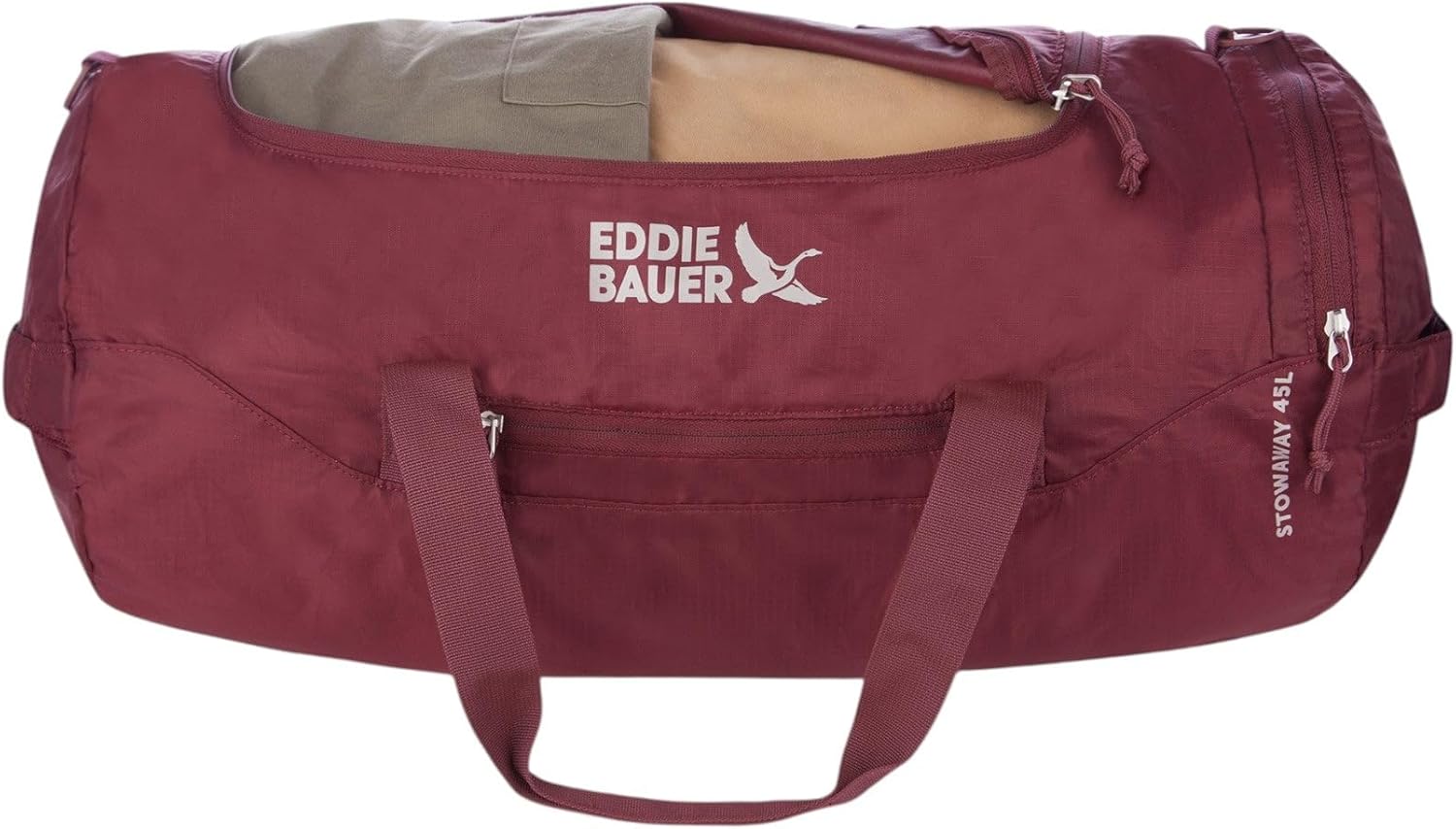 Eddie Bauer Stowaway Packable Duffel Bag | Travel | Foldable | Lightweight | Durable | Ripstop Polyester - Image 6