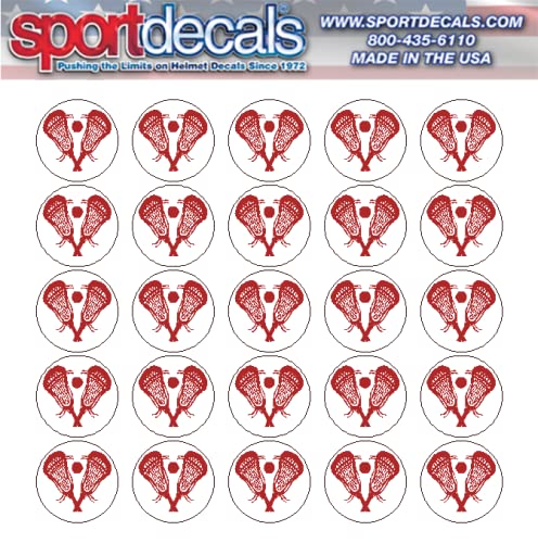 Sportdecals Lacrosse Stick Heads 3/4