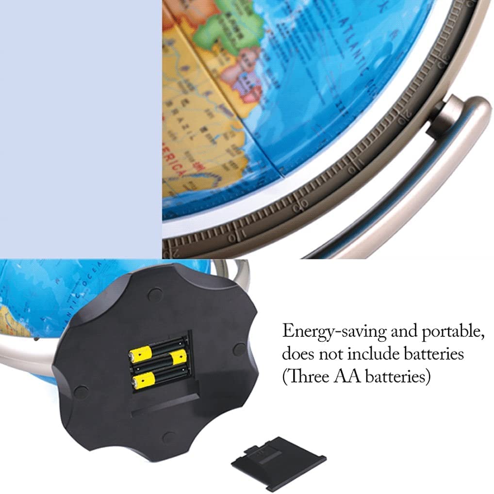 z podstawą edukacyjną kulą ziemską z mapą LED Light Constellation...