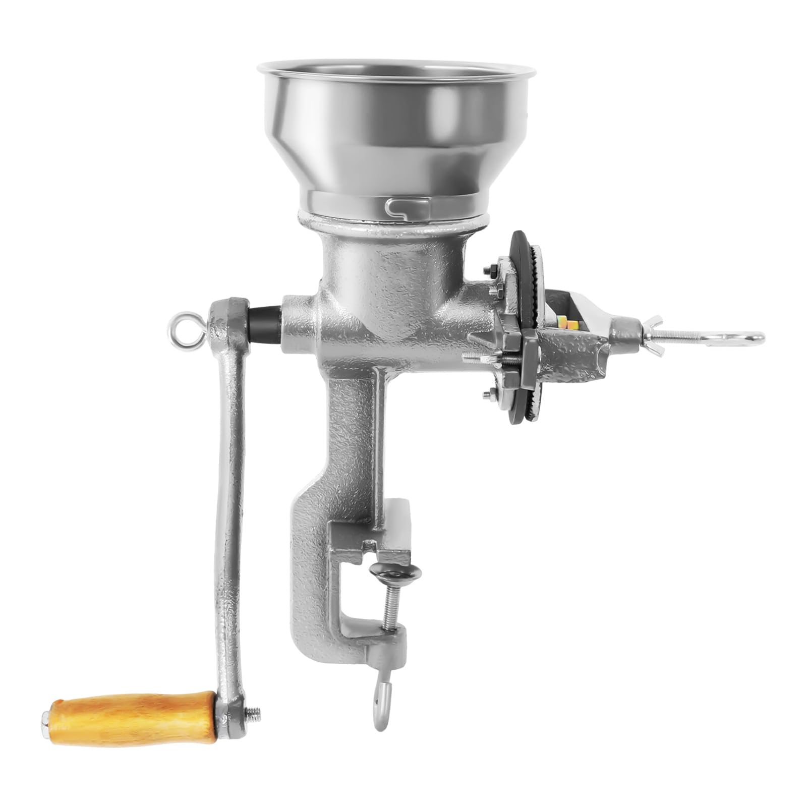Molinillo de grano manual, trituradora de grano resistente, molinillo de malta, molinillo de café, máquina en polvo para especias secas, hierbas, cereales, café, arroz, pimienta