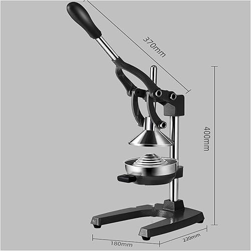 Miniatura 5 de Exprimidor de cítricos de hierro fundido, máquina exprimidora manual de prensa, exprimidor de cítricos manual con exprimidor de frutas para naranja