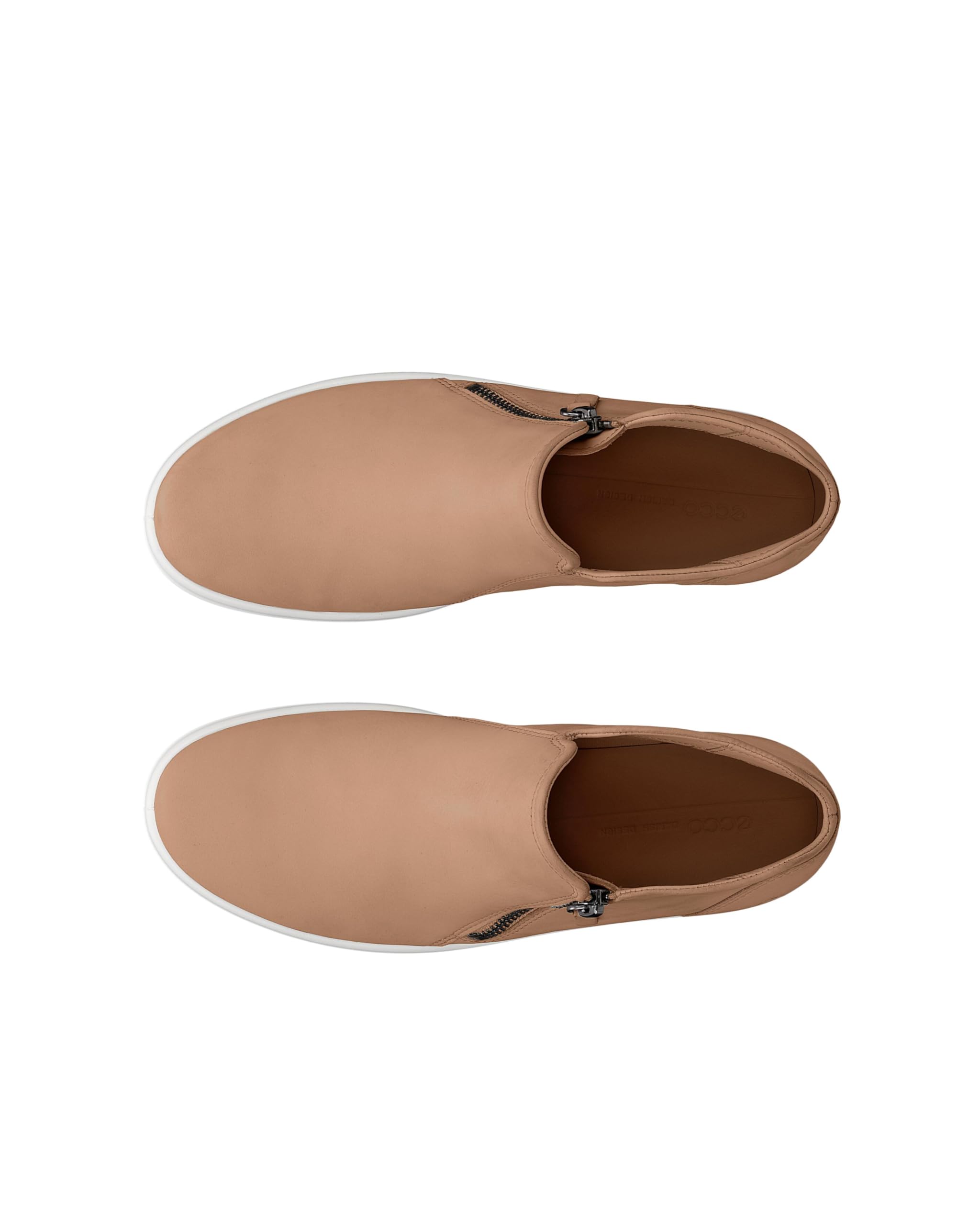 ECCO Weicher Damen-Sneaker mit 7 seitlichen Reißverschluss, Kaschmir/Kaschmir, 40/41 EU – Ansicht 5