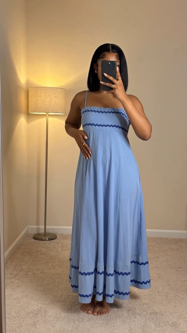 light blue maxi dress amazon Watch Stay stylish with this dress! on Live Size:size 11 Wedding Dress With Shorts Attached Moss Green Bridesmaid Dress Womens Petal