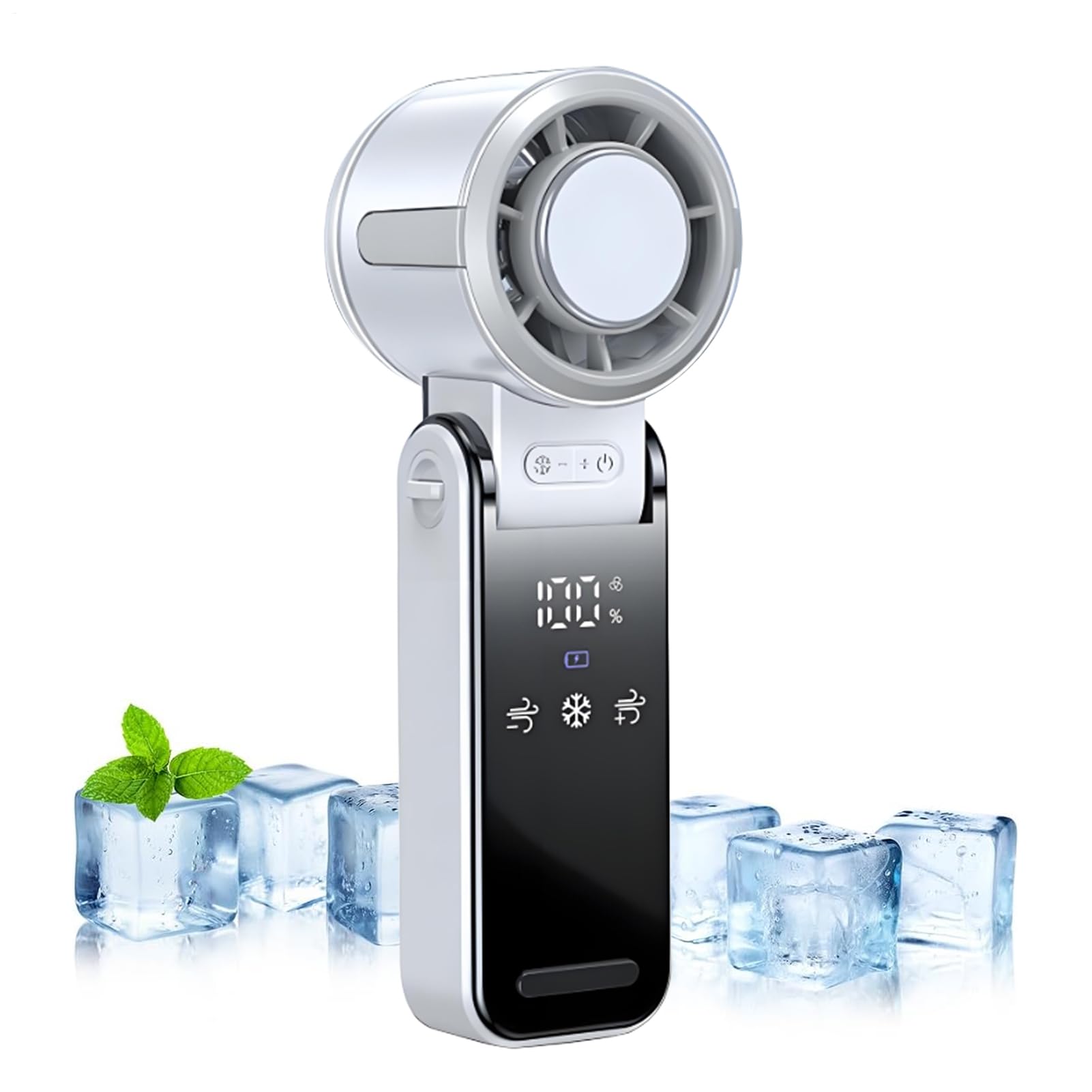 Ventilateur de refroidissement rechargeable silencieux pour voyage et festival