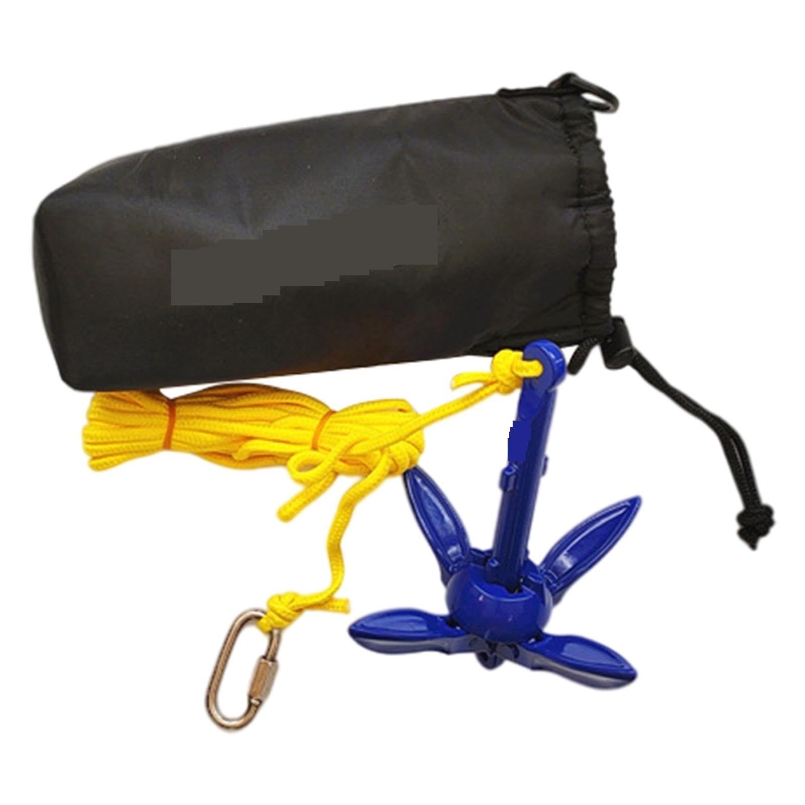 Soywim One Color Mooring Rope, Portable Anchor Kit With Rope For Sailboat Small Boats Canoes